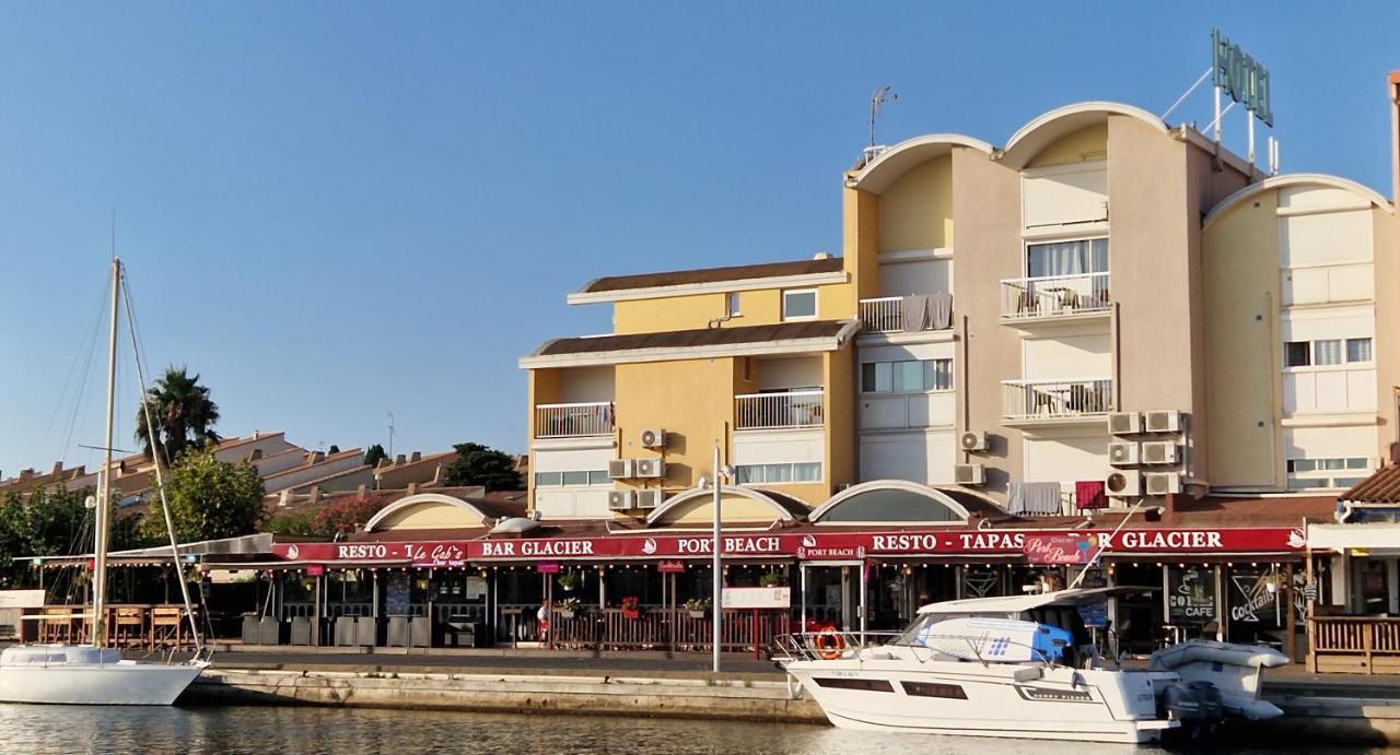 Hotel Port Beach Gruissan Exterior foto